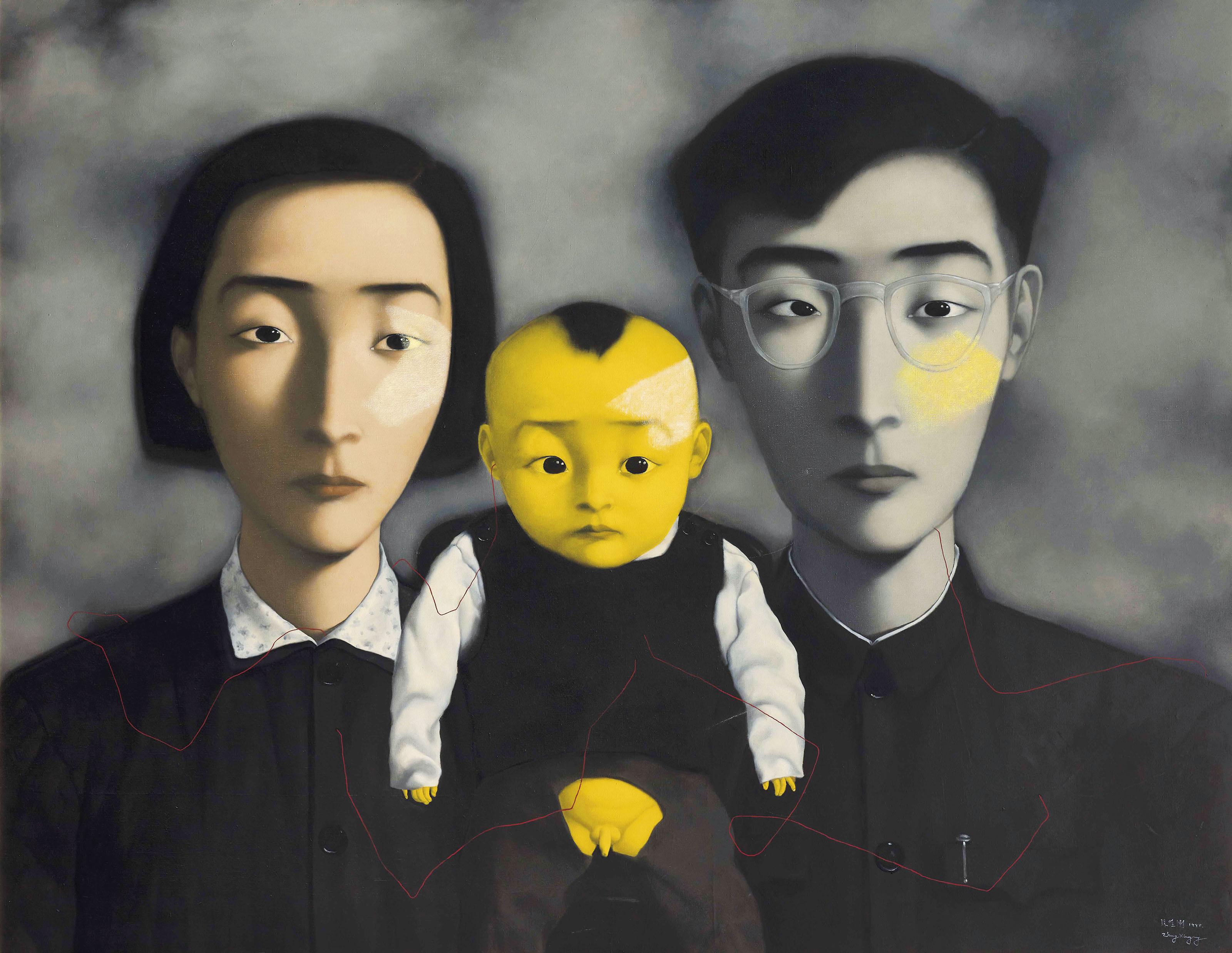 Zhang Xiaogang - Bloodline Series The Big Family No. 2