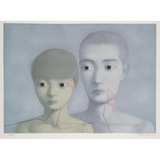 Zhang Xiaogang -  Bloodlines: Two Plates