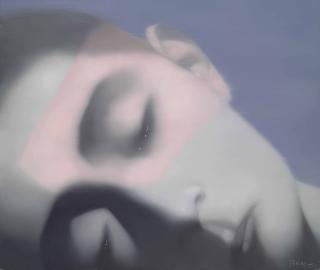 Zhang Xiaogang - Boy with Eyes Closed