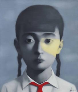 Zhang Xiaogang - Comrade with Red Scarf