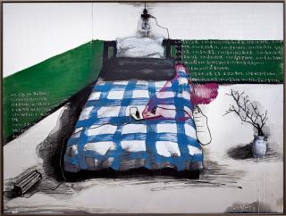 Zhang Xiaogang - Green Wall: Bedroom