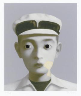 Zhang Xiaogang - Identity Portrait 6