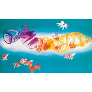 Zhang Xiaotao - Condom Series: Enlarged Props-Crystal And Fishes 2