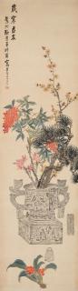 Zhang Xiong - Bronze and Flowers