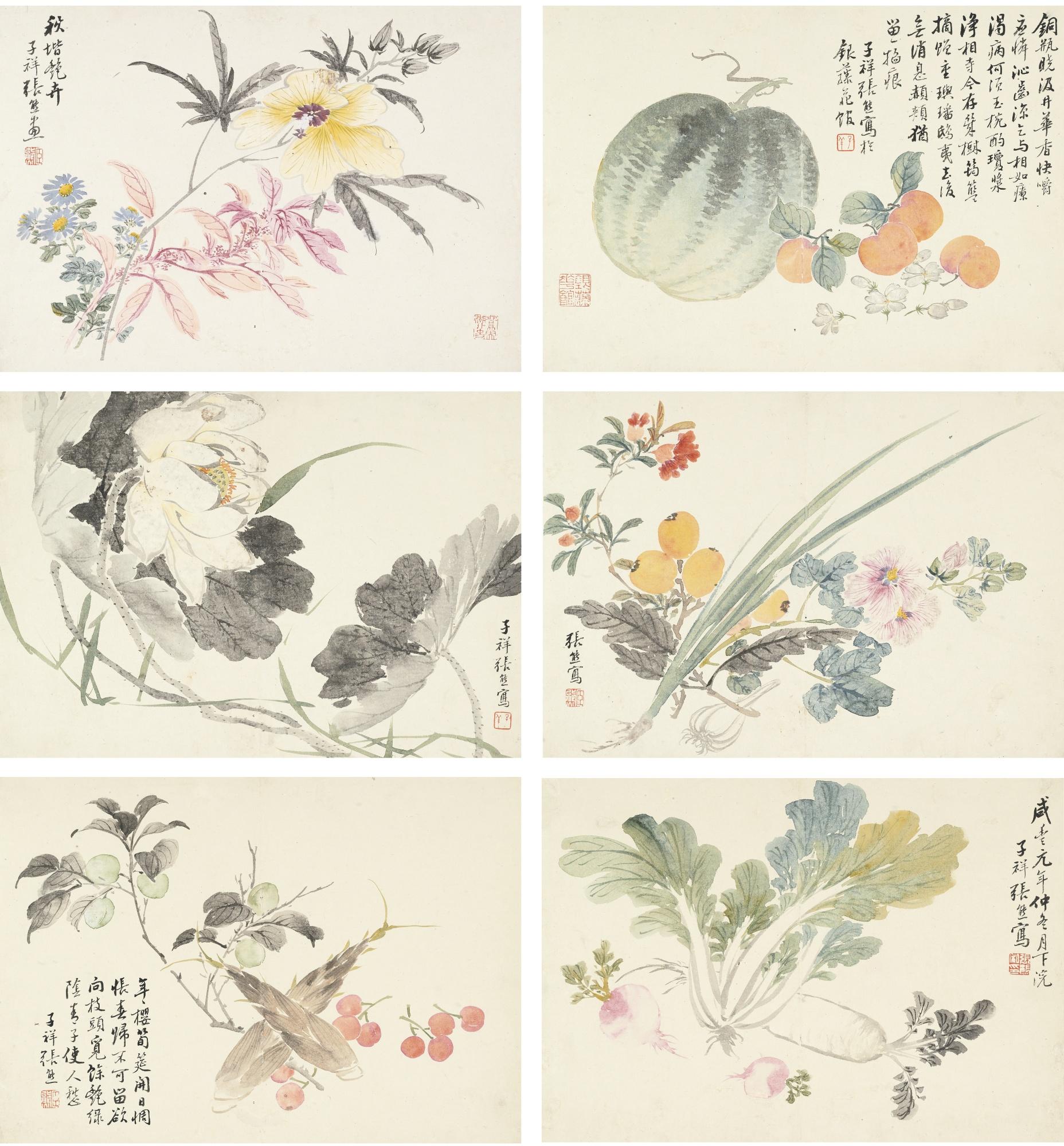 Zhang Xiong - Flowers And Fruits