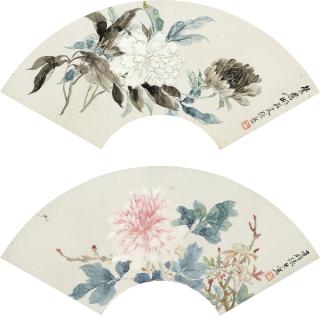 Zhang Xiong - Flowers And Landscape