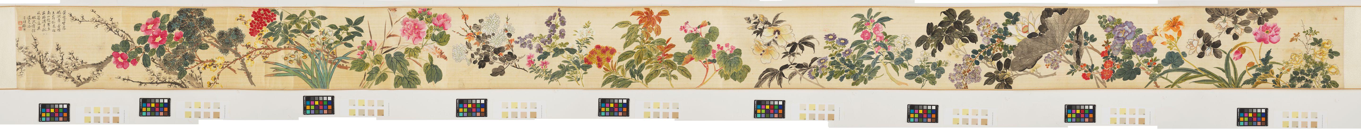 Zhang Xiong - Flowers in the style of Yun Shouping