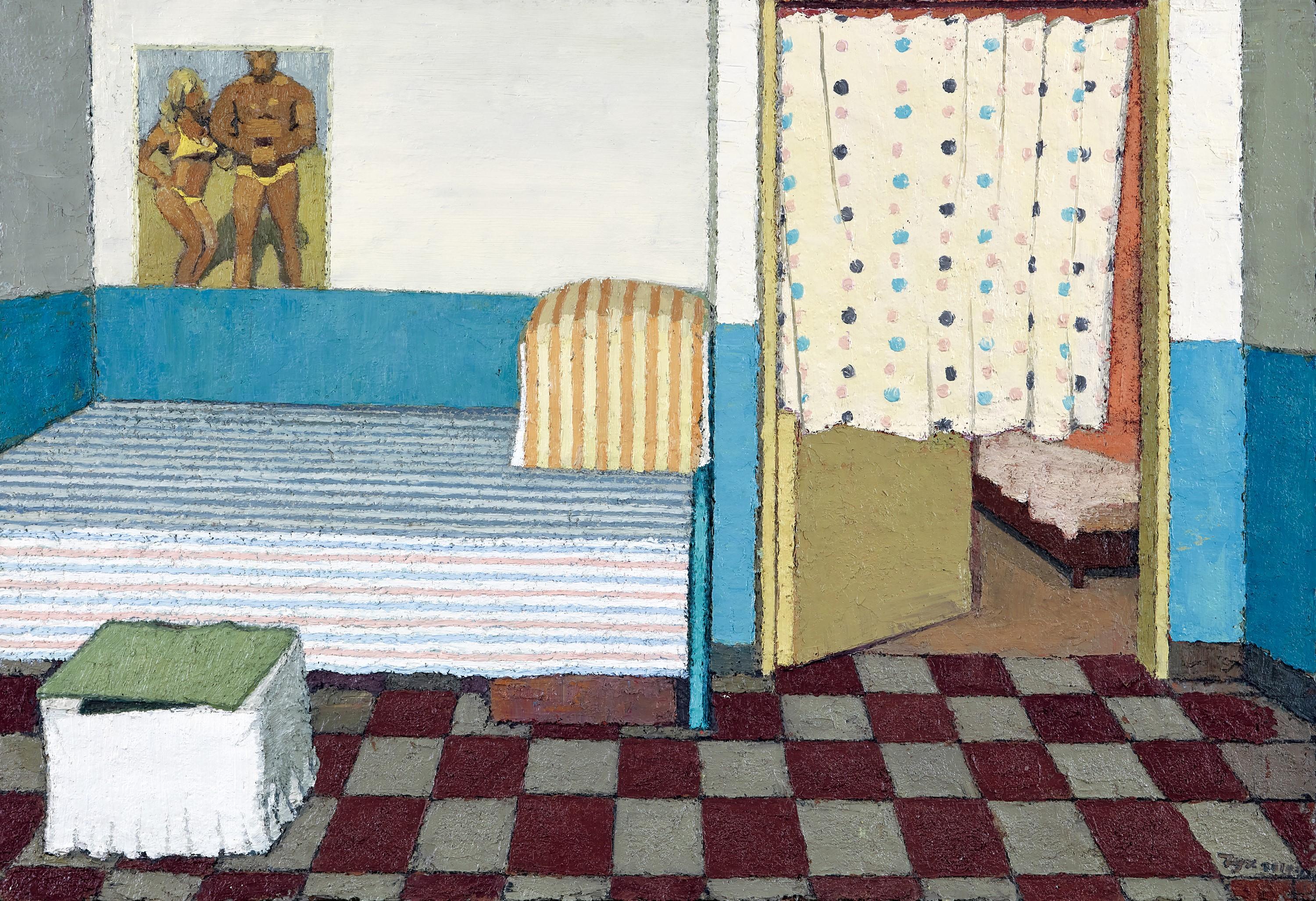 Zhang Yexing - Blue Wall Room(Painted in 2013)