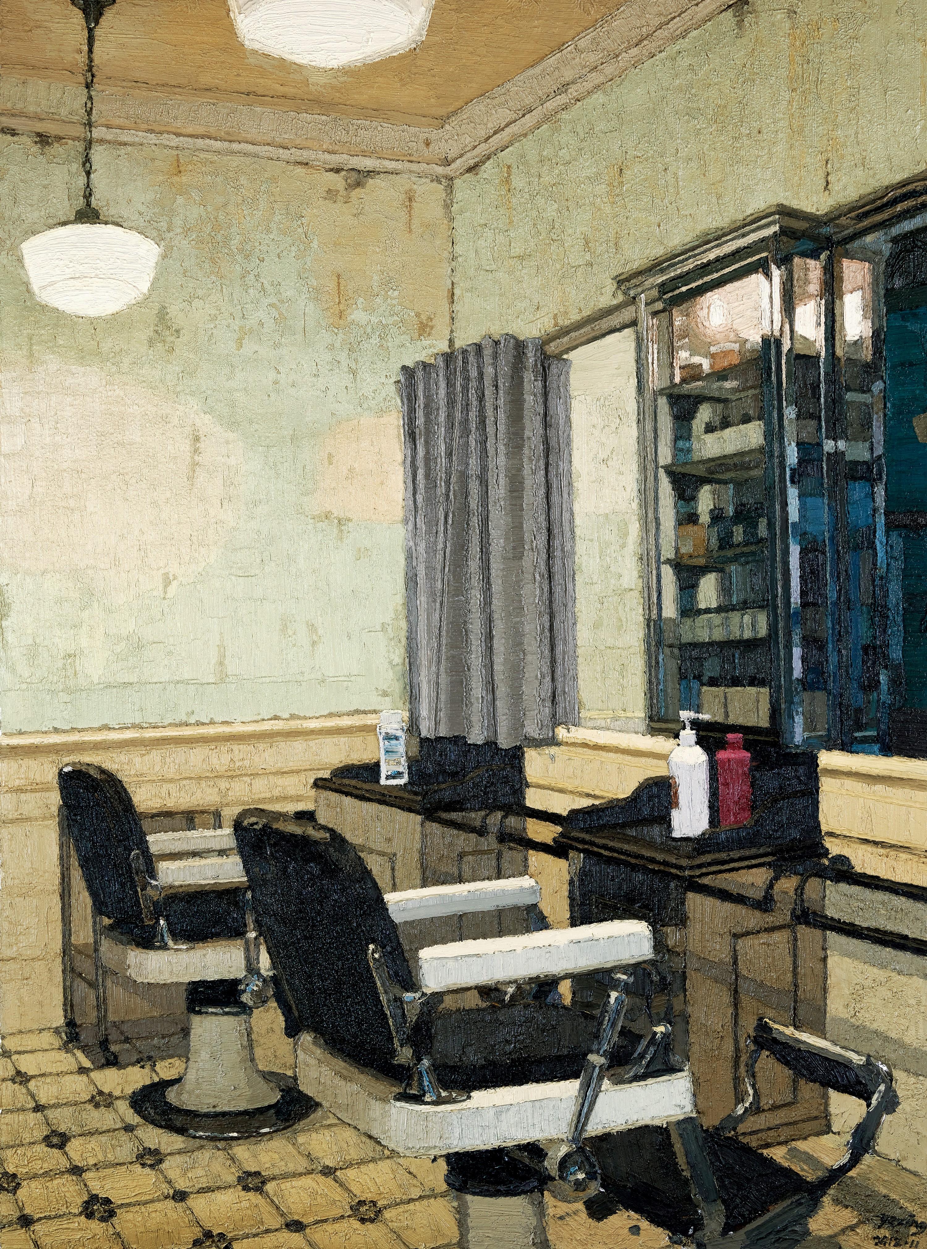 Zhang Yexing - Untitled-Barber Shop(Painted In 2012)