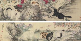 Zhang Yu - Flowers And Cats