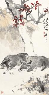 Zhang Yuguang - Resting Buffaloes
