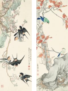 Zhao Hao - Flowers And Birds After Ancient Artists