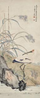 Zhao Haogong - Crane and Bamboo