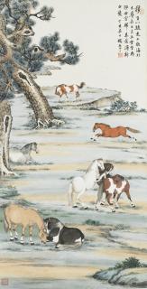 Zhao Jingyu - Eight Horses