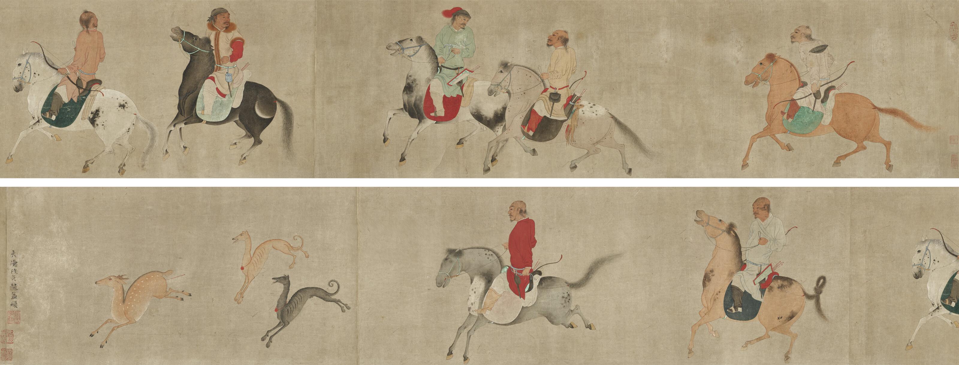 Zhao Mengfu - Hunting
