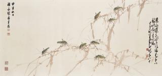 Zhao Shao\'Ang - Autumn Reeds and Grasshoppers