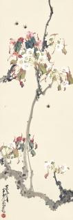 Zhao Shao\'Ang - Bees By Pear Blossoms
