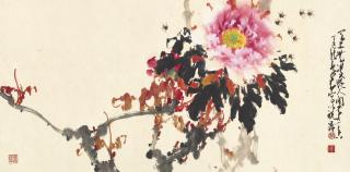 Zhao Shao\'Ang - Bees By The Peony
