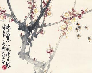 Zhao Shao\'ang - Bees By The Plum Blossoms