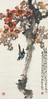 Zhao Shao\'Ang - Bird on Kapok Tree