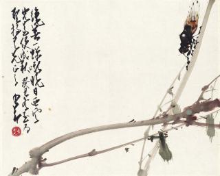 Zhao Shao\'Ang - Cicada on Tree