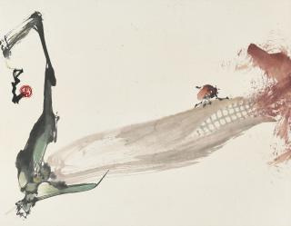 Zhao Shao\'Ang - Corn and Insect Flower and Insect