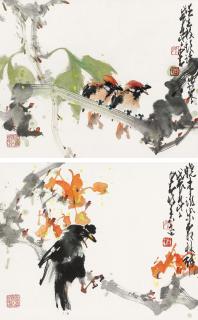 Zhao Shaoang - Flowers And Birds