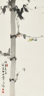 Zhao Shao\'Ang - Ink Bamboo and Mantis