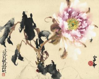 Zhao Shao\'Ang - Peony And Bee