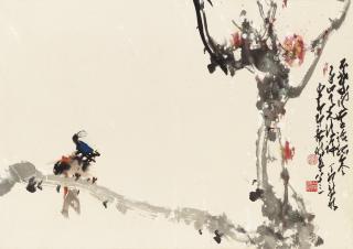 Zhao Shao\'Ang - Perched on a Branch