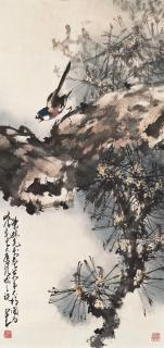 Zhao Shaoang - Pine and Bird
