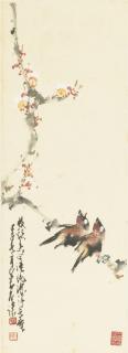 Zhao Shao\'Ang - Plum Blossom And Sparrows