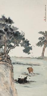 Zhao Shuru - Two Horses