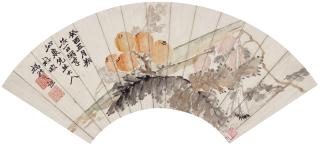 Zhao Zhiqian - Loquats and Flower