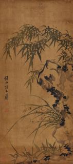Zhao Ziyong - Bamboo, Orchids and Rock