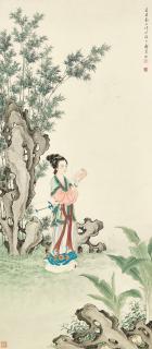 Zheng Mukang - Lady Reading