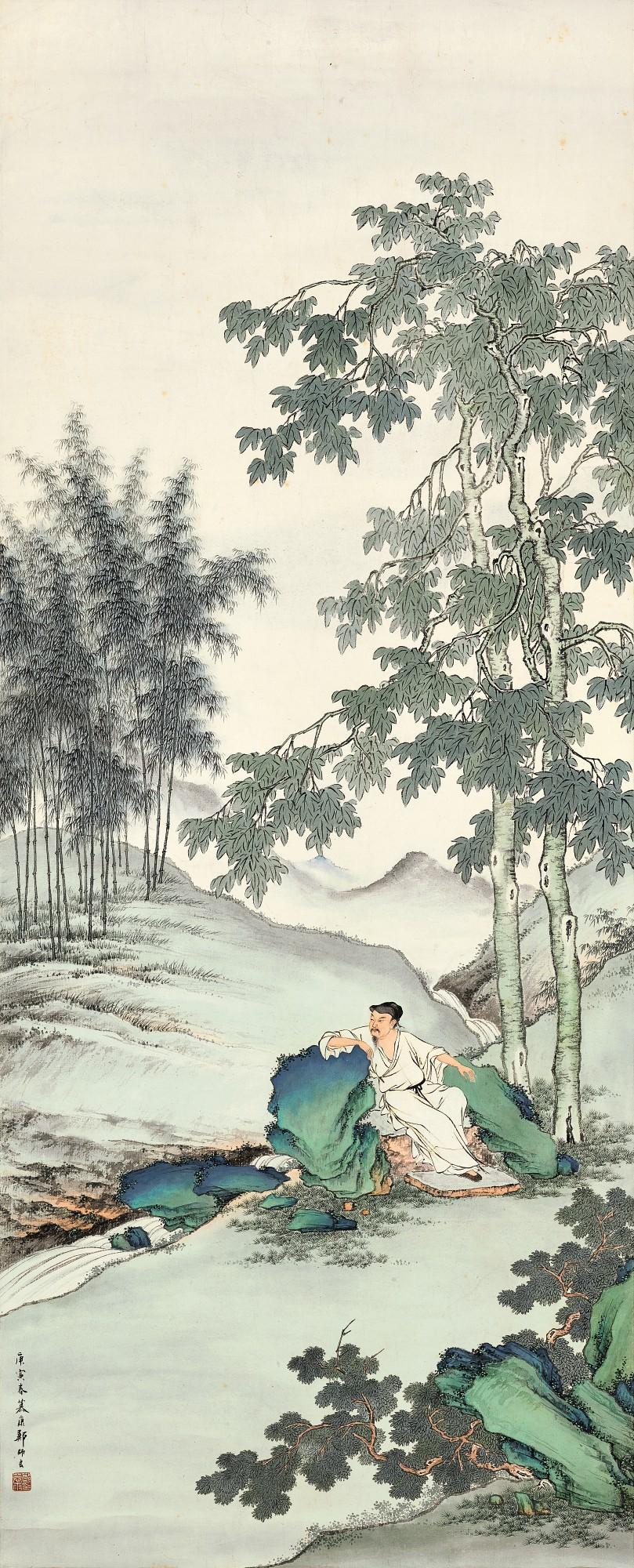 Zheng Mukang - Scholar Under Tung Tree