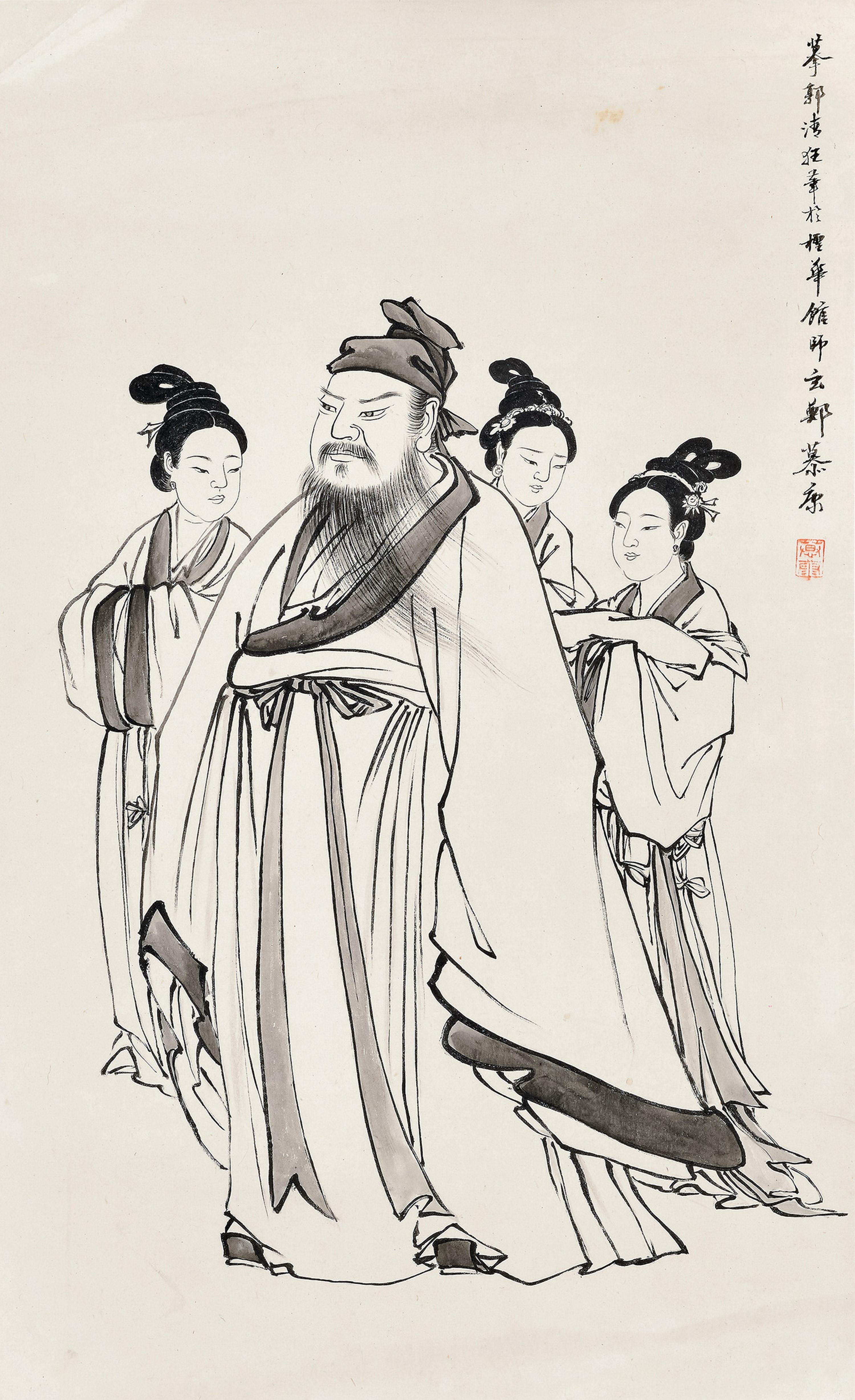 Zheng Mukang - Scholar With Ladies