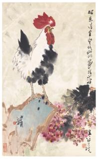 Zheng Naiguang - Cock Crowing on a Spring Morning