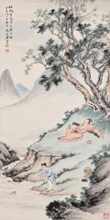 Zheng Shixuan - Scholar at Ease with Guqin