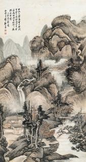 Zheng Wuchang - Reading In Autumn Mountain