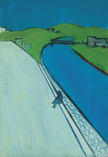 Zheng Zaidong - Pondering near the Riverbanks