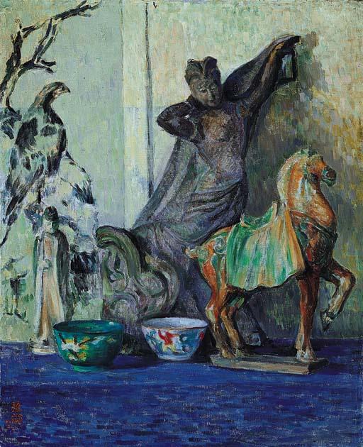 Zhou Bichou - Ceramic Tang horse