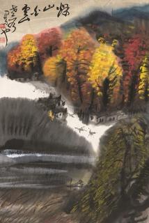 Zhou Changgu - Mountains In Autumn