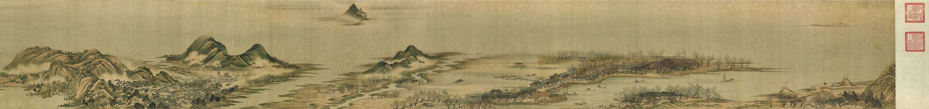 Zhou Chen - River Scenery