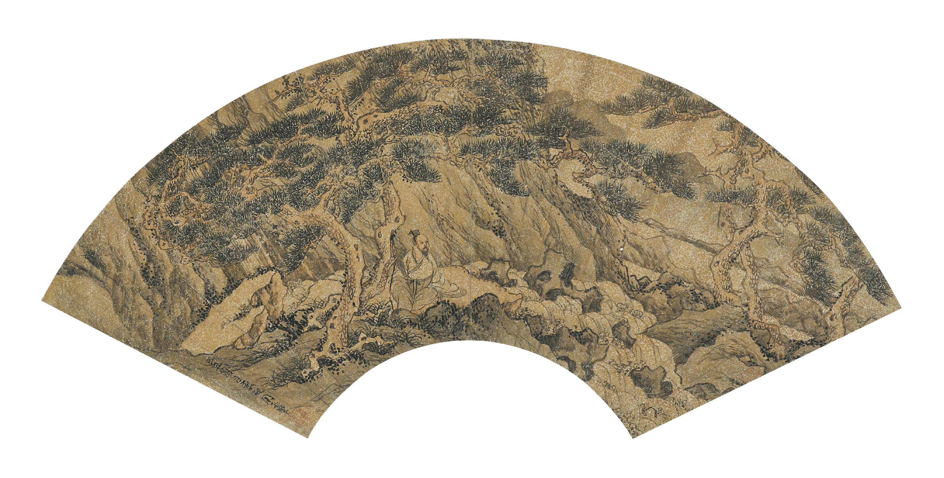 Zhou Chen - Scholar Resting under Pine