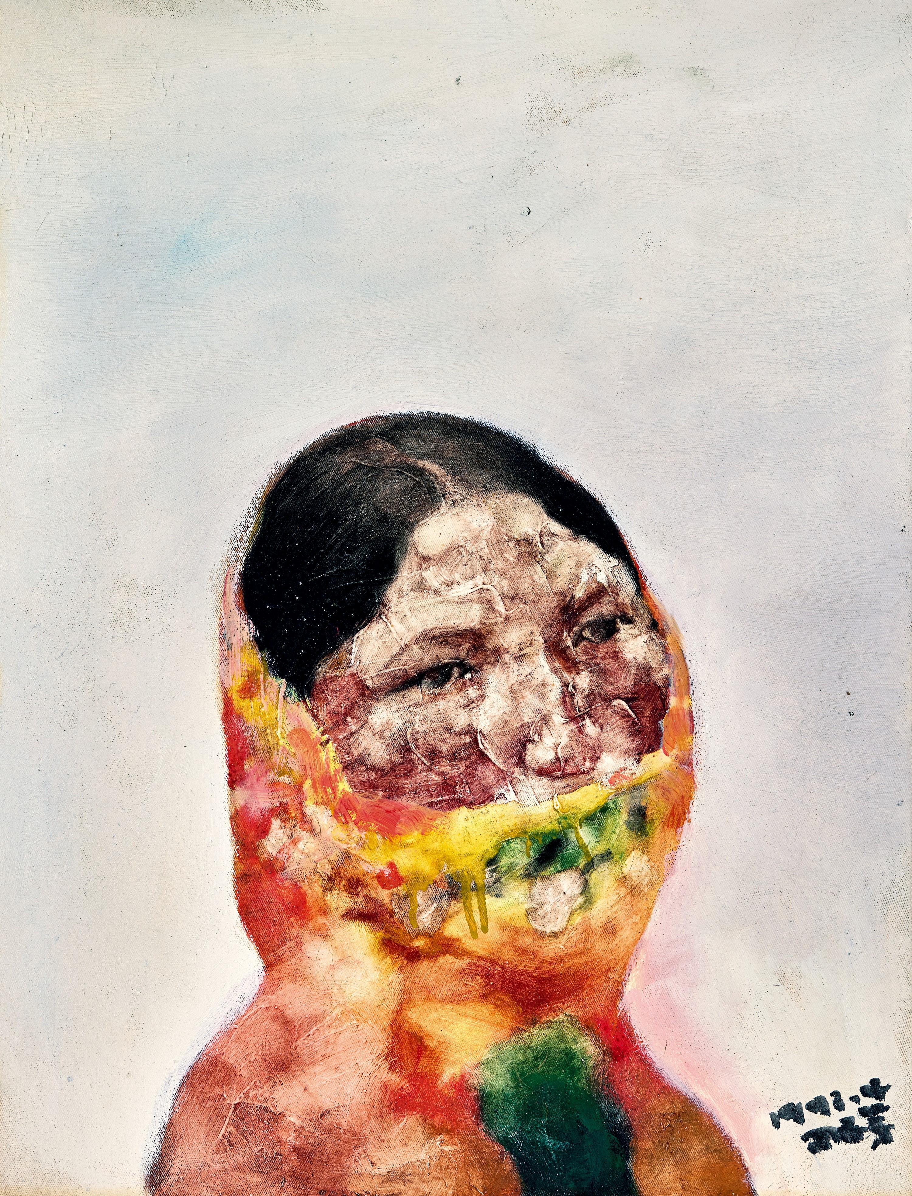 Zhou Chunya - A Turbaned Woman(Painted in 1991)