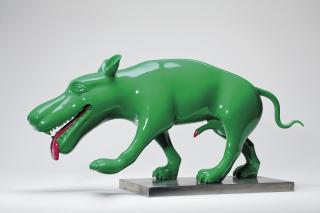 Zhou Chunya - Green Dog Series