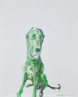 Zhou Chunya - Green Dog