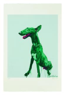 Zhou Chunya - Green Dog